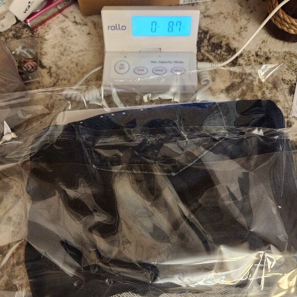 Riders Lee Shorts Womens SIze10 Blue Frayed Hem Mid Rise Stretch Denim Cut Off - Picture 15 of 16